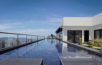 Imagem: O apartamento possui 1 Dormitório, 1 Banheiro, 1 Vaga na garagem