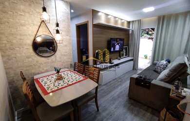 Imagem: O apartamento possui 2 Dormitórios, 1 Banheiro, 1 Vaga na garagem