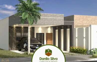 Imagem: A casa possui 3 Dormitórios, 2 Banheiros, 3 Vagas na garagem