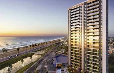 Imagem 2: Apartamento Três Suítes, Nascente Pé na areia em Jaguaribe com Maravilhosa...