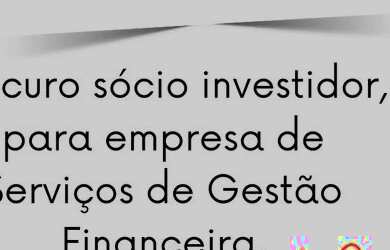 Imagem 1: Buscamos Sócio Investidor