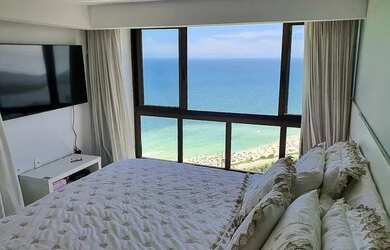 Imagem: O apartamento na cobertura possui 3 Dormitórios, 4 Banheiros