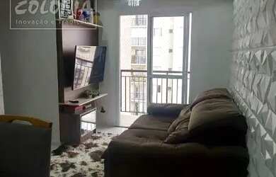 Imagem: O apartamento possui 2 Dormitórios, 1 Banheiro, 1 Vaga na garagem