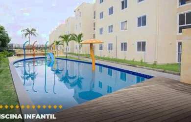 Imagem: O apartamento possui 2 Dormitórios, 1 Banheiro, 1 Vaga na garagem