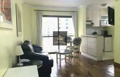 Imagem: O studio possui 1 Dormitório, 1 Banheiro, 1 Vaga na garagem