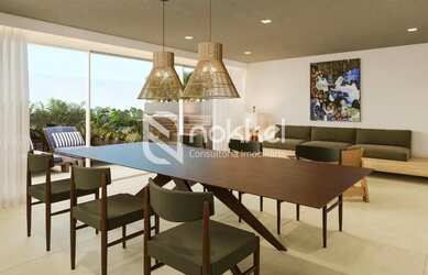 Imagem: O apartamento na cobertura possui 3 Dormitórios, 4 Banheiros