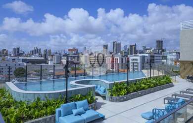 Imagem 11: Studio 19m² com vista mar em belo empreendimento beira-mar