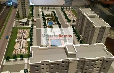 Imagem: O apartamento possui 2 Dormitórios, 1 Banheiro, 1 Vaga na garagem