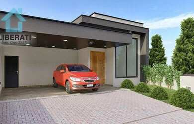 Imagem: A casa possui 3 Dormitórios, 1 Banheiro, 2 Vagas na garagem