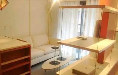 Imagem: O studio possui 1 Dormitório, 1 Banheiro, 1 Vaga na garagem