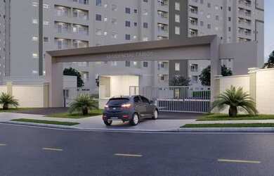 Imagem: O apartamento possui 2 Dormitórios, 1 Banheiro, 1 Vaga na garagem