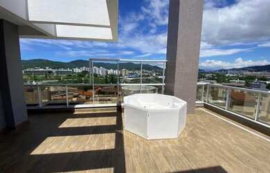 Imagem: O apartamento na cobertura possui 3 Dormitórios, 3 Banheiros