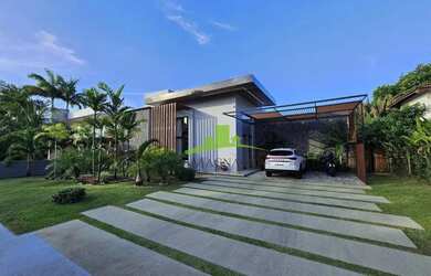 Imagem 5: Casa Moderna Térrea à Venda no Condomínio Vida Marina, Busca Vida, Camaçari