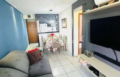 Imagem: O apartamento possui 2 Dormitórios, 1 Banheiro, 1 Vaga na garagem