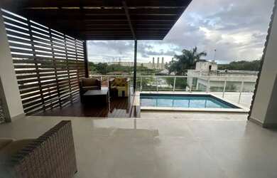 Imagem: A casa em condomínio possui 5 Dormitórios, 5 Banheiros, 3