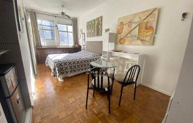 Imagem: A kitnet possui 1 Dormitório, 1 Banheiro, 19m² de Área e