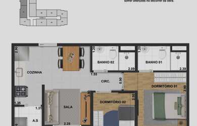 Imagem 13: Lançamento Tatuapé. Piscina, Churrasqueira, Área de serviçoe43m²...