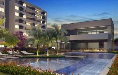 Imagem: O apartamento possui 2 Dormitórios, 1 Banheiro, 1 Vaga na garagem