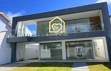 Imagem: A casa em condomínio possui 5 Dormitórios, 5 Banheiros, 3