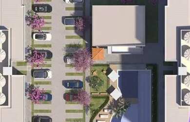 Imagem: O apartamento possui 2 Dormitórios, 1 Banheiro, 1 Vaga na garagem