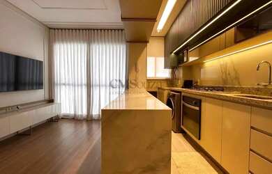 Imagem 10: Apartamento decorado e mobiliado para locação no Ed. Freedom Palhano 1 suíte, 45m² Gleba