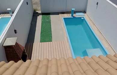 Imagem 12: Aluga casa tres quartos Jauá contrato anual 3,600.00 pe na areia