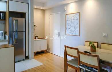 Imagem: O apartamento possui 2 Dormitórios, 1 Banheiro, 1 Vaga na garagem