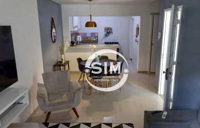 Imagem: A casa em condomínio possui 3 Dormitórios, 1 Vaga na garagem