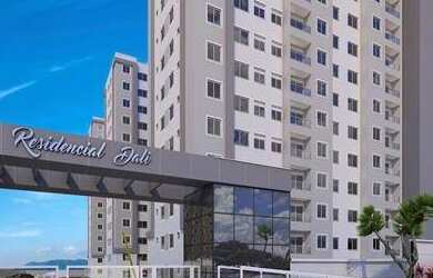 Imagem: O apartamento possui 2 Dormitórios, 2 Banheiros, 47m² de Área