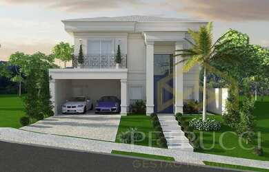 Imagem: A casa em condomínio possui 3 Dormitórios, 5 Banheiros, 4