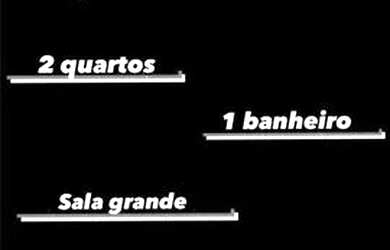 Imagem: A casa possui 2 Dormitórios, 1 Banheiro, 2 Vagas na garagem