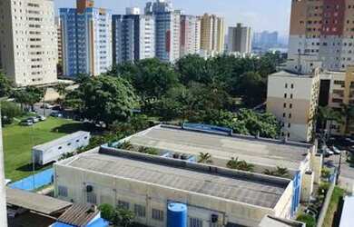 Imagem: O apartamento possui 1 Dormitório, 1 Banheiro, 1 Vaga na garagem