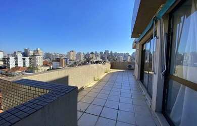 Imagem: O apartamento na cobertura possui 3 Dormitórios, 3 Banheiros