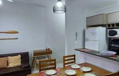 Imagem: O apartamento possui 2 Dormitórios, Acomodam 5 pessoas, 1 Vaga