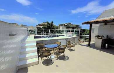 Imagem: O apartamento na cobertura possui 4 Dormitórios, 5 Banheiros