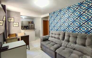 Imagem: O apartamento possui 2 Dormitórios, 1 Banheiro, 1 Vaga na garagem