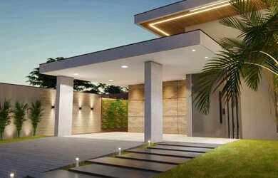 Imagem: A casa em condomínio possui 4 Dormitórios, 5 Banheiros, Imóvel