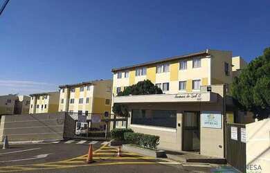 Imagem: O apartamento possui 2 Dormitórios, 1 Banheiro, 1 Vaga na garagem