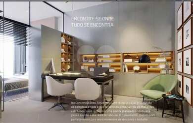 Imagem: O apartamento possui 1 Dormitório, 1 Banheiro, 32m² de Área