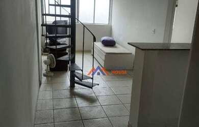 Imagem: O apartamento na cobertura possui 2 Dormitórios, 1 Banheiro