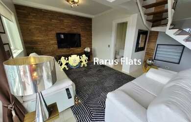 Imagem: O studio possui 2 Dormitórios, 2 Banheiros, 2 Vagas na garagem