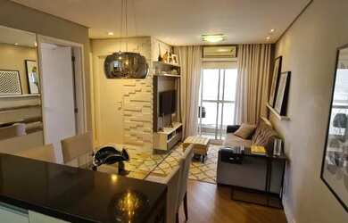 Imagem: O apartamento possui 2 Dormitórios, 1 Banheiro, 1 Vaga na garagem