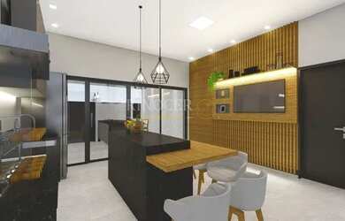 Imagem: A casa possui 3 Dormitórios, 4 Banheiros, 4 Vagas na garagem