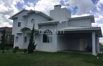 Imagem: A casa em condomínio possui 5 Dormitórios, 5 Banheiros, 4