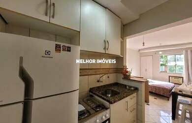 Imagem: O apartamento possui 1 Dormitório, 1 Banheiro, 32m² de Área