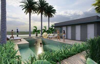 Imagem: A casa em condomínio possui 4 Dormitórios, 5 Banheiros, 2