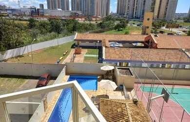 Imagem: O apartamento possui 1 Dormitório, 1 Banheiro, 1 Vaga na garagem