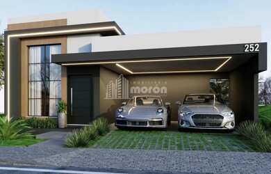 Imagem: A casa em condomínio possui 3 Dormitórios, 2 Banheiros, 2