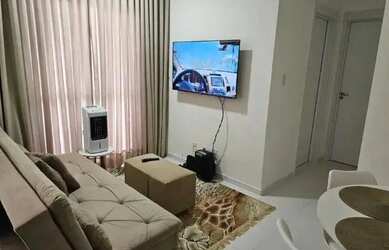 Imagem: O apartamento possui 2 Dormitórios, 1 Banheiro, 1 Vaga na garagem