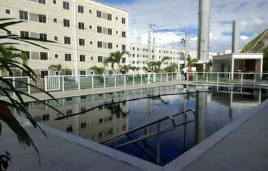 Imagem: O apartamento possui 2 Dormitórios, 1 Banheiro, 1 Vaga na garagem